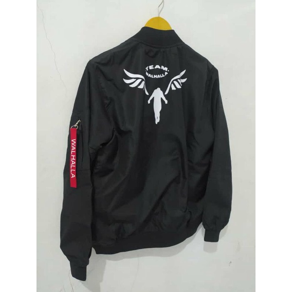 JACKET VALHALLA TOKYO REVENGERS WALHALLA ANIME MANGA TOMAN DRAKEN MIKEY BLACK EDITION BOMBER JAKET