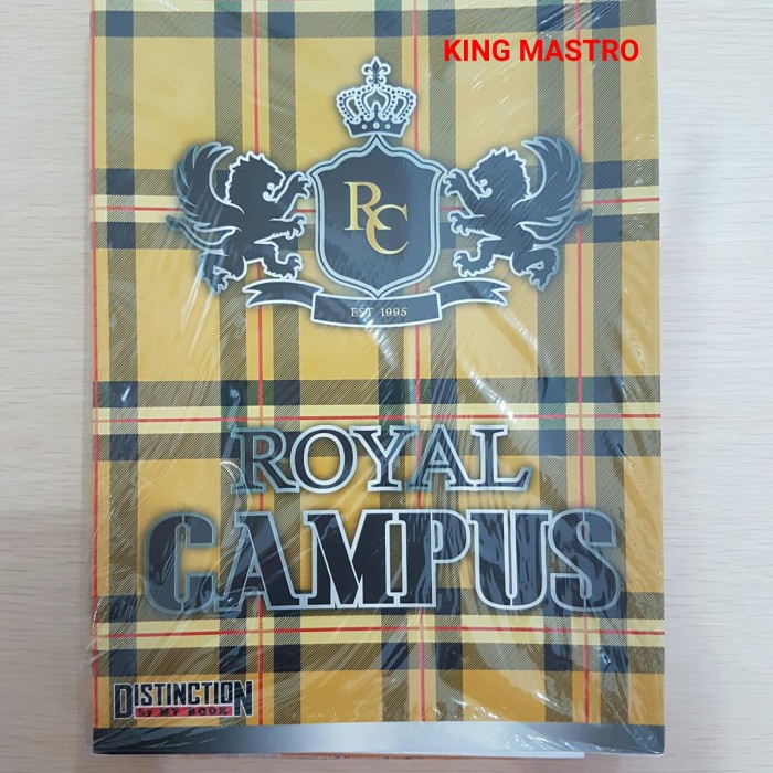 

(TERLARIS) BUKU TULIS ROYAL CAMPUS 36 LEMBAR (1 PAK/10 BUKU TULIS)