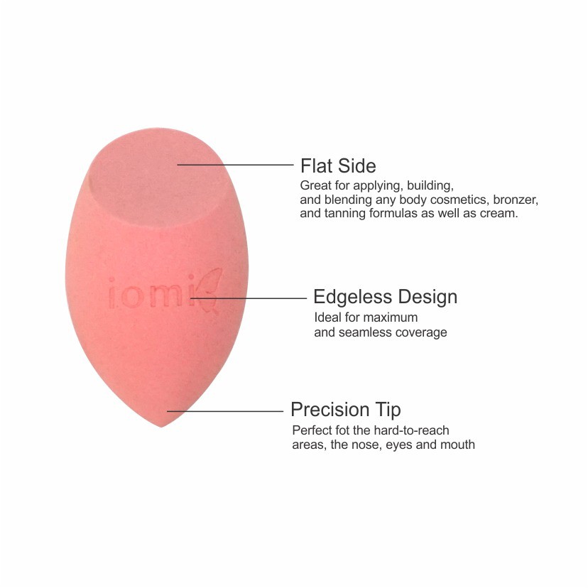 IOMI Beauty - Makeup Beauty Sponge | Puff Soft Beauty Blender Multifungsi untuk Foundation Concealer Cushion