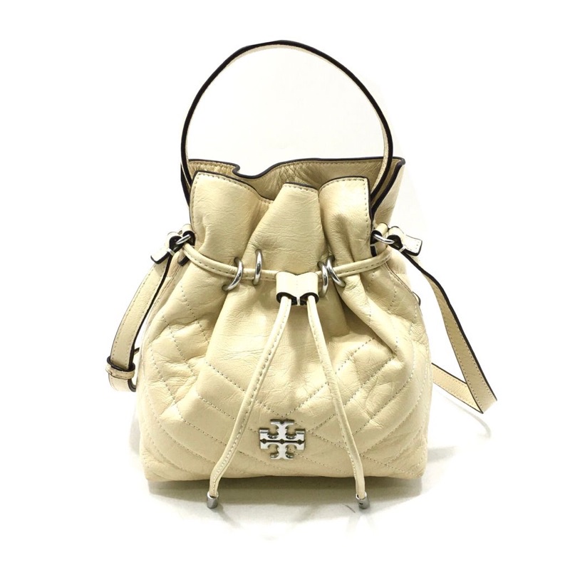 TB Kira Chevron Distressed Bucket Bag