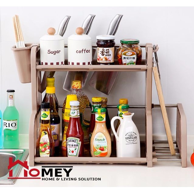NEW Rak dapur serbaguna Rak bumbu Rak pisau bahan pp NEW Rak dapur serbaguna Rak bumbu Rak pisau bahan pp