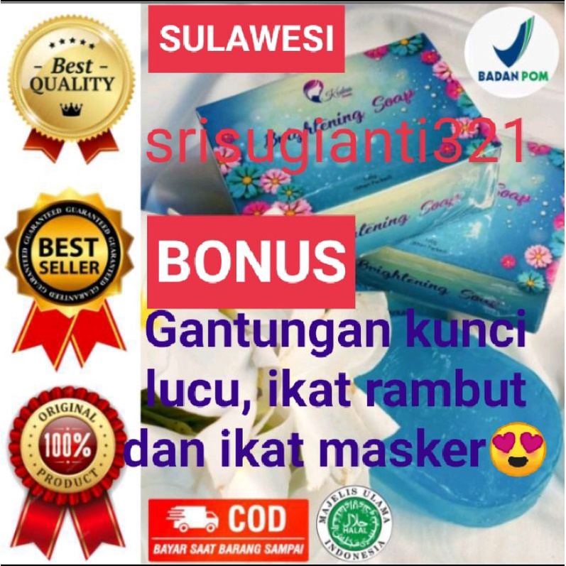COD GARANSI 100% ORIGINAL TERLARIS (READY STOK) SABUN PEMUTIH AMPUH VIRAL KEDAS BEAUTY MURAH ASLI BP