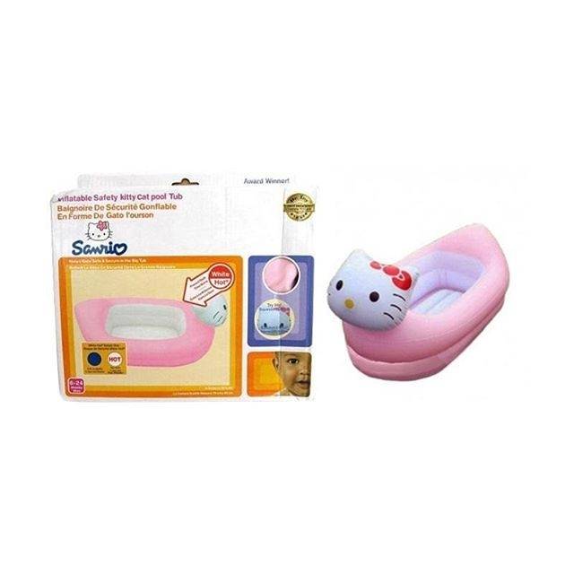 Tempat bak mandi bayi baskom tiup Disney Mickey Hello Kitty Inflatable Safety Tub Makassar