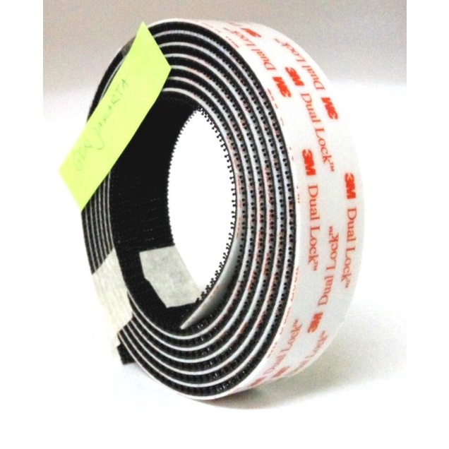 

♠ 3M Dual Lock Reclosable Fastener, Black 1 inch x 1 Meter ☉