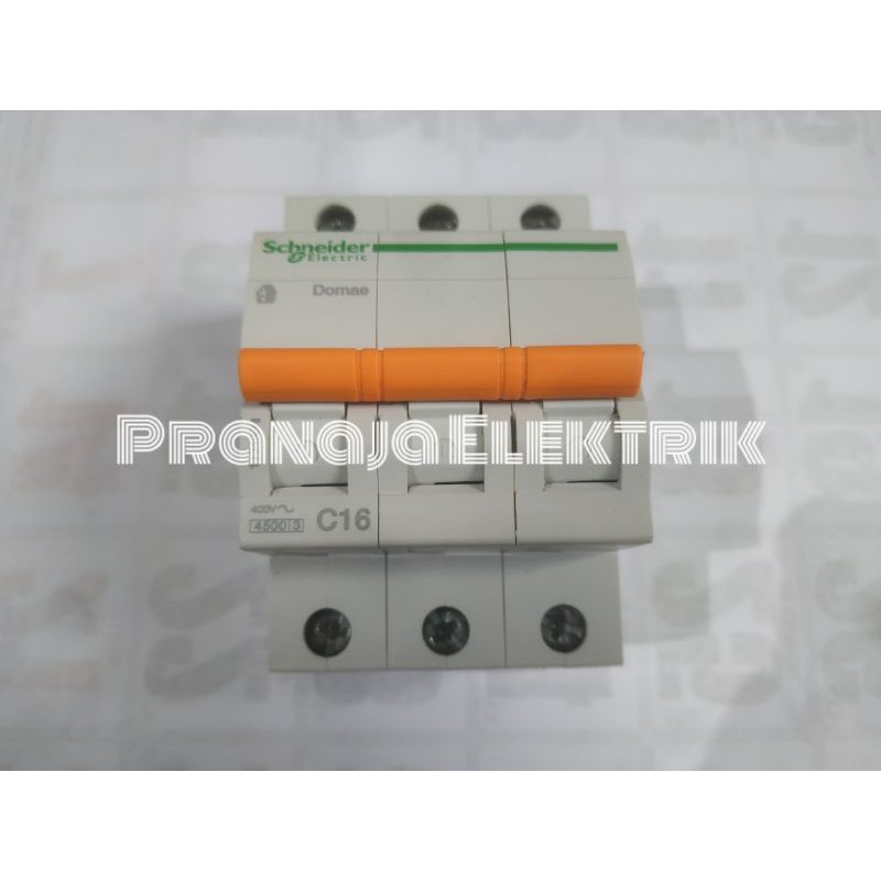 MCB Schneider domae  3 fasa 16 ampere,10 ampere, 25 ampere, 40 ampere