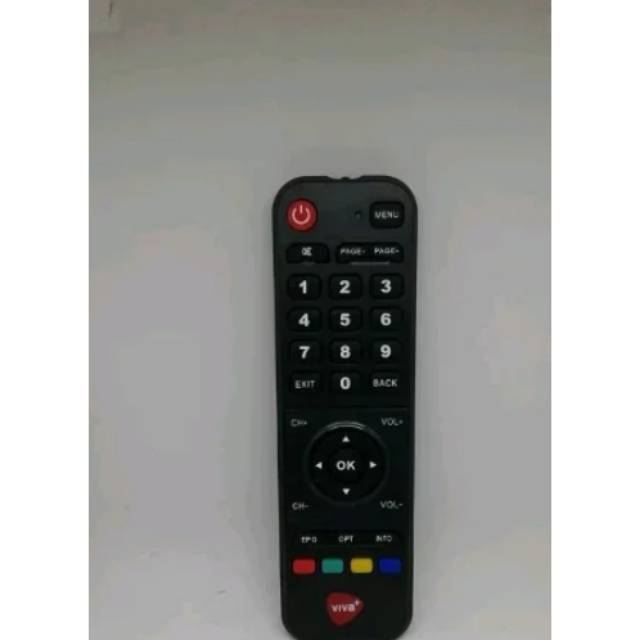 Remote Stb Parabola Viva Plus Receiver Original Asli