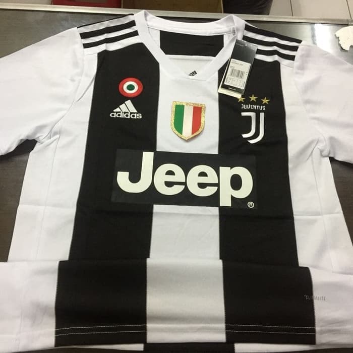 Jersey Baju Kaos Juve Juventus Home 18/19 Grade ORi FULL PATCH COPA