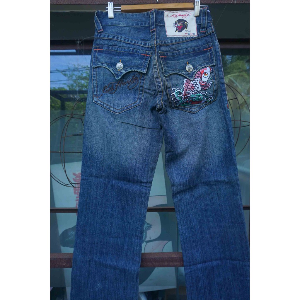 Jeans Pria Ed Hardy Size 30