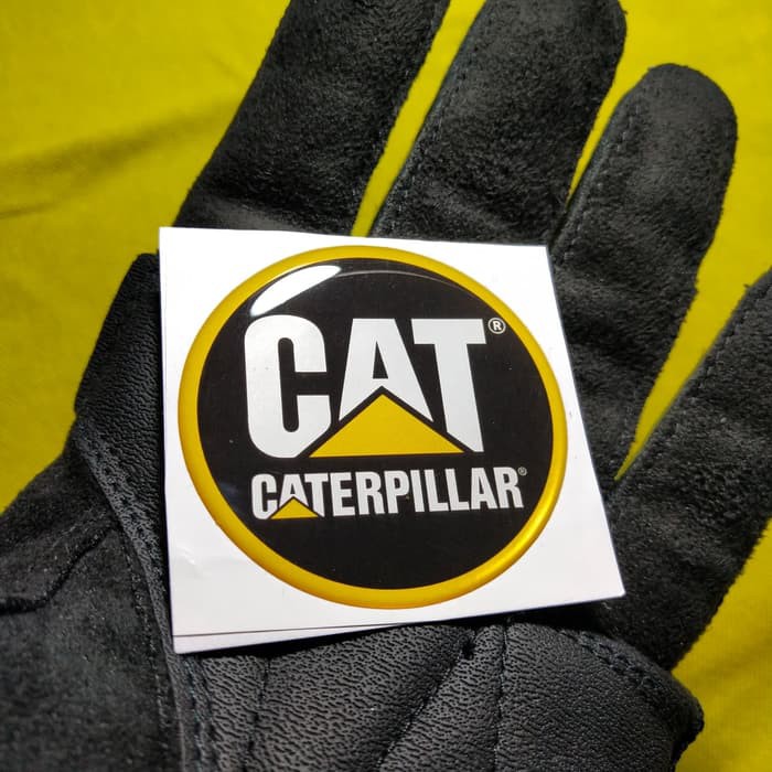 

stiker caterpillar bulat
