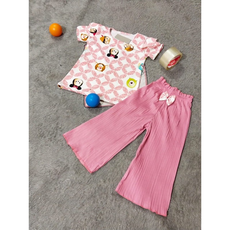 SETELAN ANAK BABYTERY KAOS+CELANA PLISKET