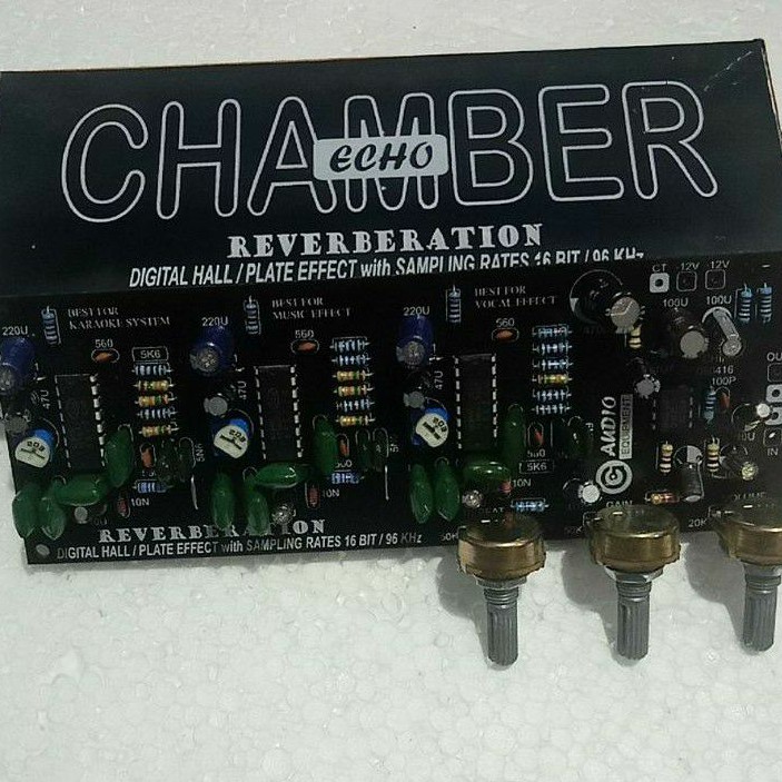 Echo Reverb digital hall plate effect CHAMBER G 004