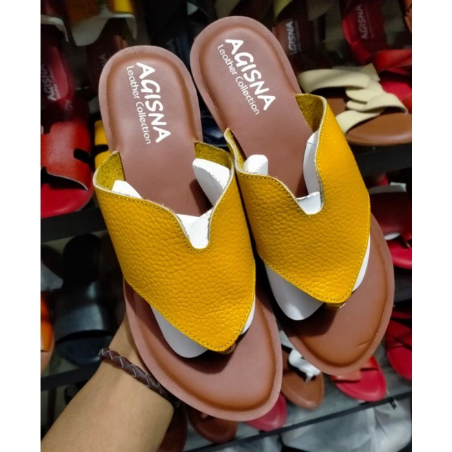 (Bisa COD) SANDAL KULIT ASLI GARUT SANDAL PAPIRUT SANDAL GARUT