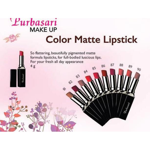 Lipstik Purbasari Colour Matte No. 85 - Safir