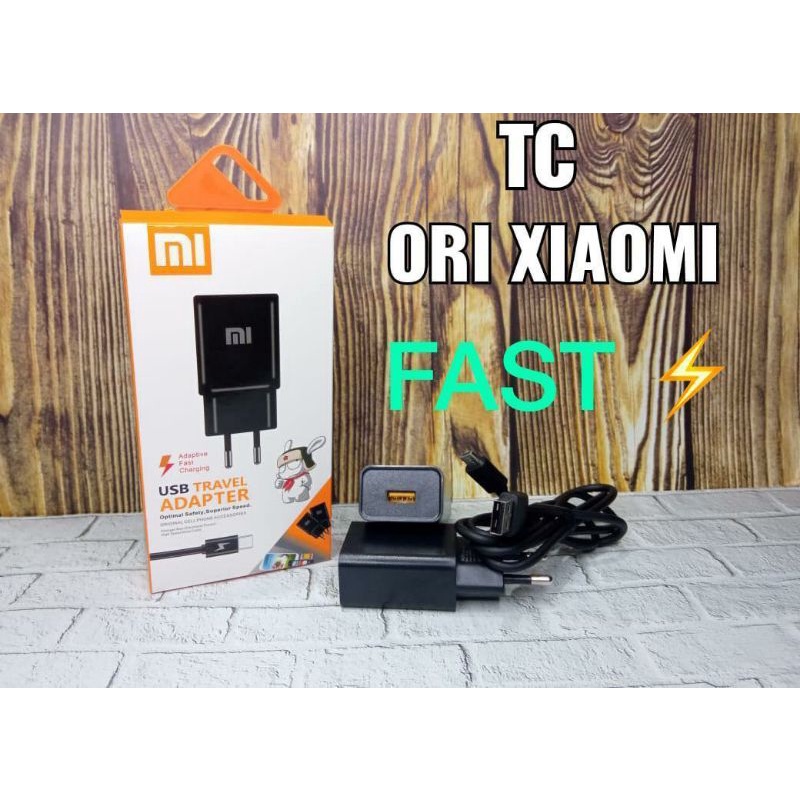 CHARGER XIAOMI MICRO TYPE-C ORIGINAL 100% QUALCOMM 3.0 FAST CHARGING MDY-08-EI - Hitam FC