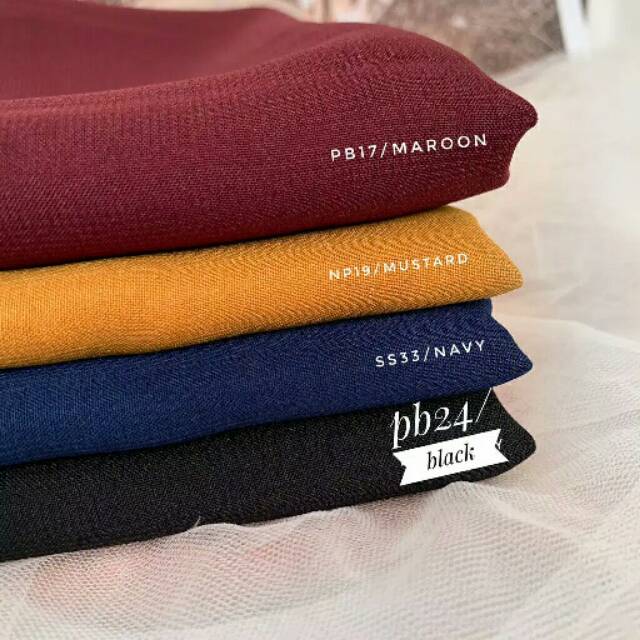 Hijab Segi Empat Polly Cotton Bella Square by Sally Scarf MUSTARD / Kuning Kunyit