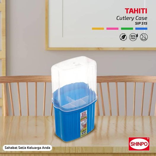 ( BISA COD ) PROMO SHINPO SIP 515 TAHITI / TEMPAT SENDOK PLASTIK DENGAN TUTUP / TEMPAT SENDOK TAHITI CUTLERY CASE / TEMPAT SENDOK PLASTIK / TEMPAT SENDOK SERBAGUNA / TEMPAT SENDOK DENGAN TUTUP