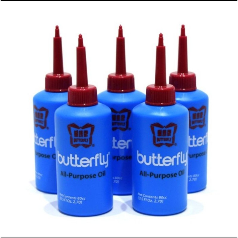 Minyak Pelumas Mesin Jahit Cukur Rantai Minyak Butterfly 80 mL