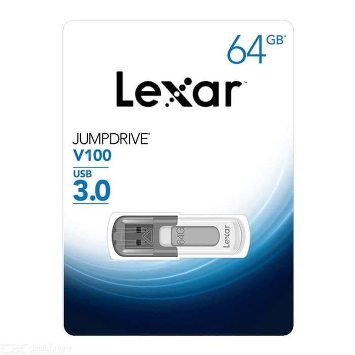 Flashdisk USB 64gb Lexar USB 3.0 JumpDrive V100