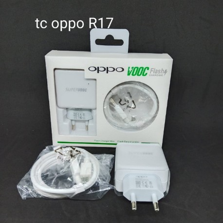 tc casan travel charger original oppo vooc R17 suport vooc 4A kabel data micro