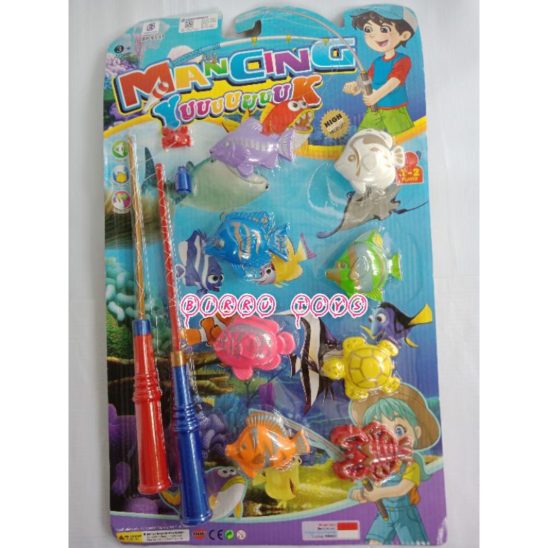 Mainan Anak Alat Pancing Magnet Murah "Mancing Yuk"