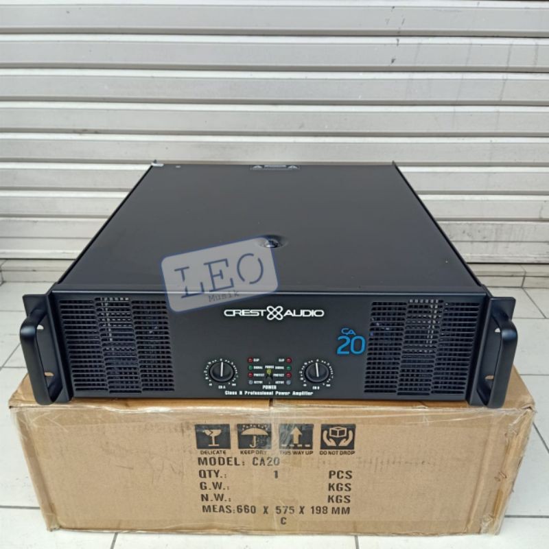 CREST AUDIO POWER AMPLIFIER CA 20 CA20