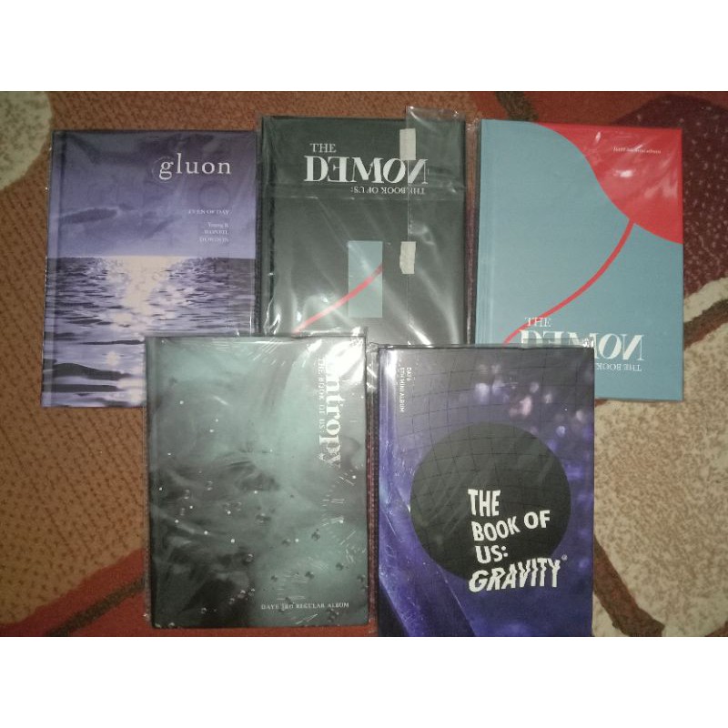 ALBUM ONLY DAY6 TBOU SERIES GRAVITY ENTROPY DEMON GLUON