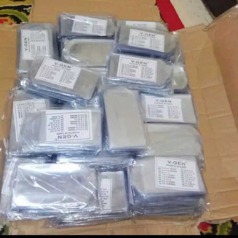 500pcs 1KG) Sampul Kartu /  Plastik / Kartu KTP / Kartu ATM/ KARTU SIM