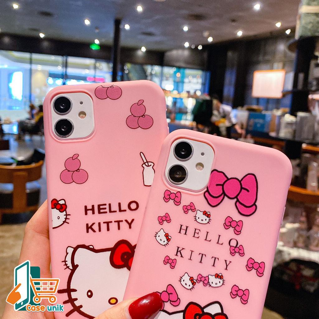 SS155 Softcase Slingcase Lanyard Hello kitty Vivo Y83 Y20 Y12s Y20s Y30 Y50 CS2386