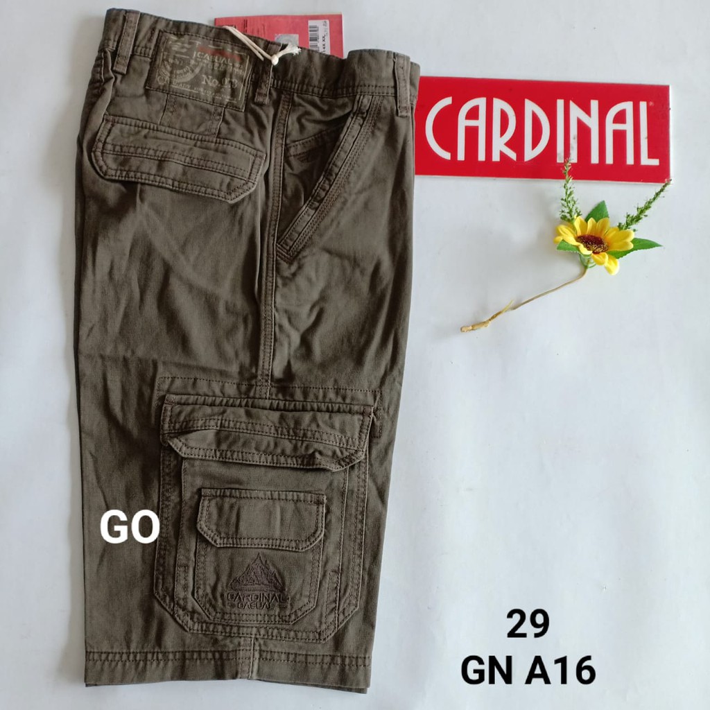 gos 29-KPL 1 CARDINAL KEMPOL CASUAL Celana Pendek Cowok Celana Kempol Fashion Pria Brand Kekinian
