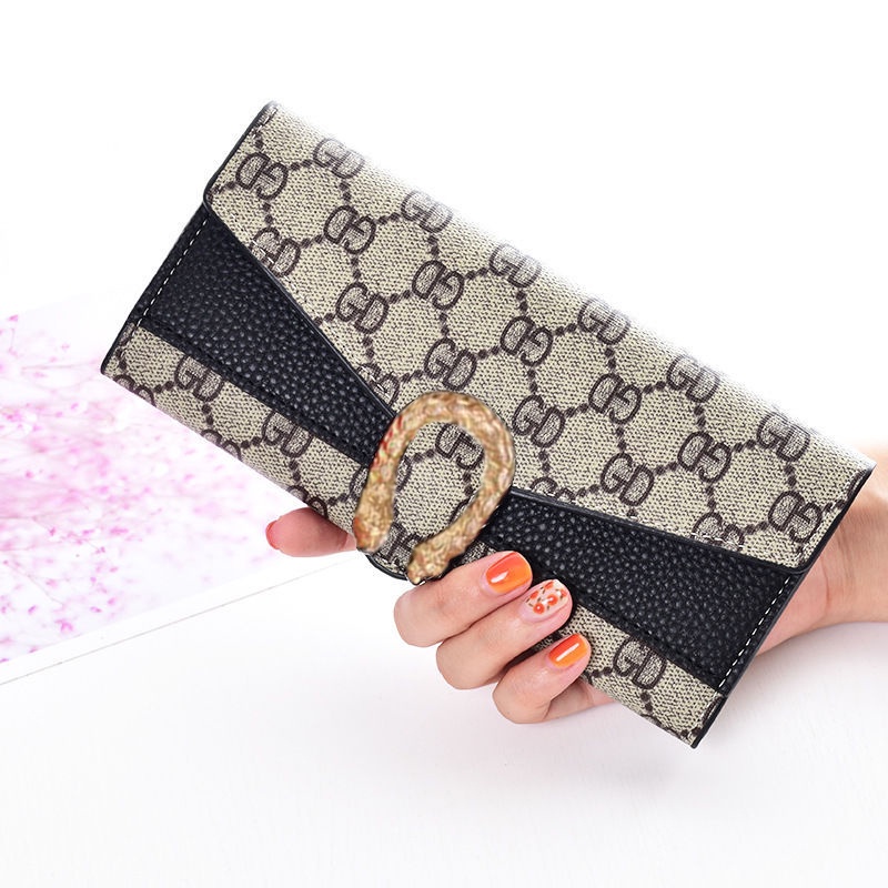 Promo Dompet Wanita Simple Panjang Murah Berkualitas Dompet Cantik Import / Women's Long Horizontal Square Wallet