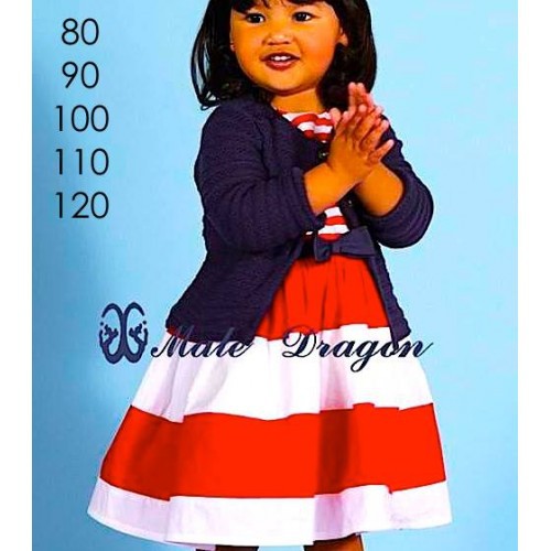 Baju anak perempuan impor reseller/dropship Bolero Dress Sc-14649