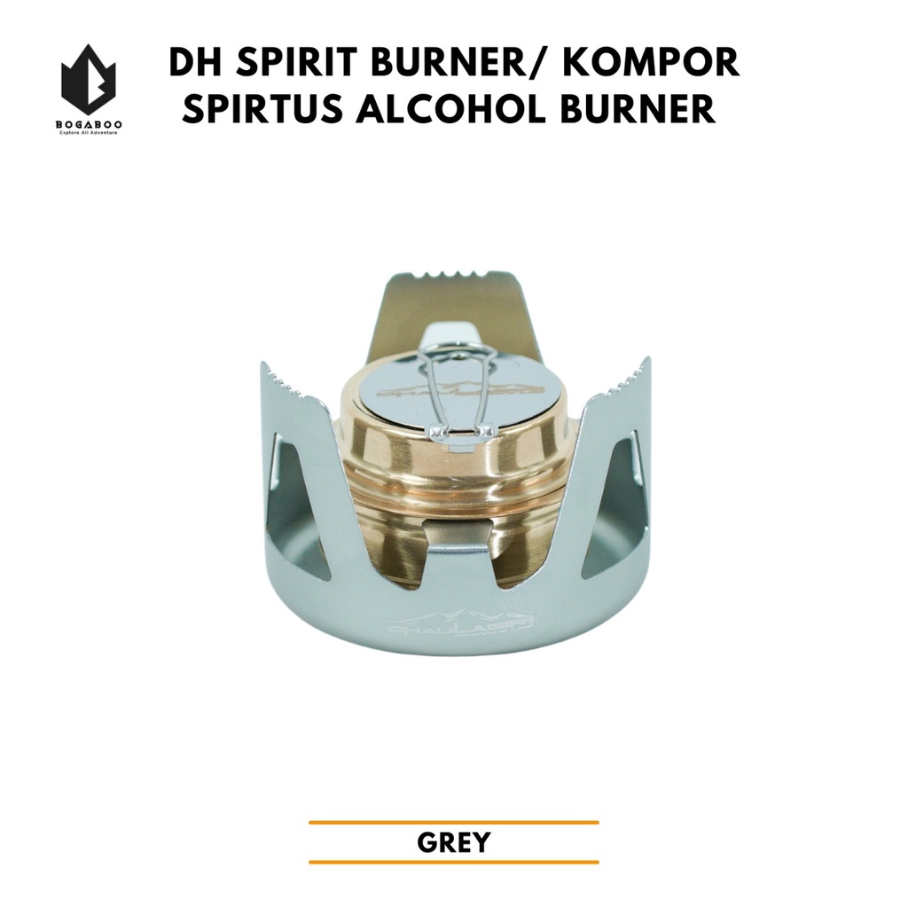 Bisa COD  Kompor Spirtus Alcohol Burner Dhaulagiri - Aloc Stove Outdoor Camping UL