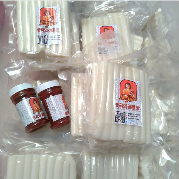 

New Arrival - Tteok 500 Gr. Hanya Tteok Saja Tanpa Bumbu. Korean Rice Cake / Topoki