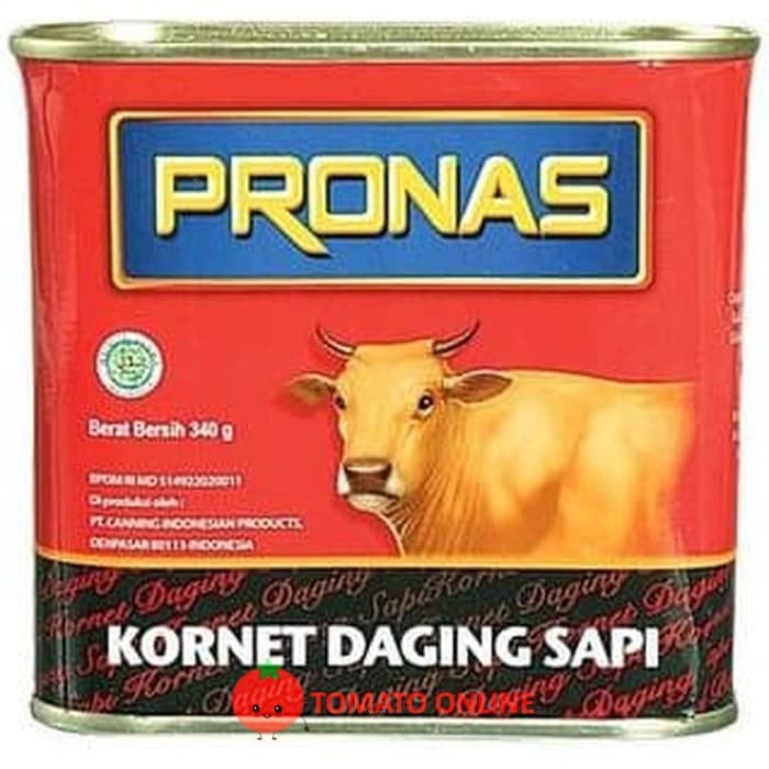 

sa2011aa Pronas Kornet Daging Sapi Beef Kaleng 340 Gram ( Halal ) Xa20X1