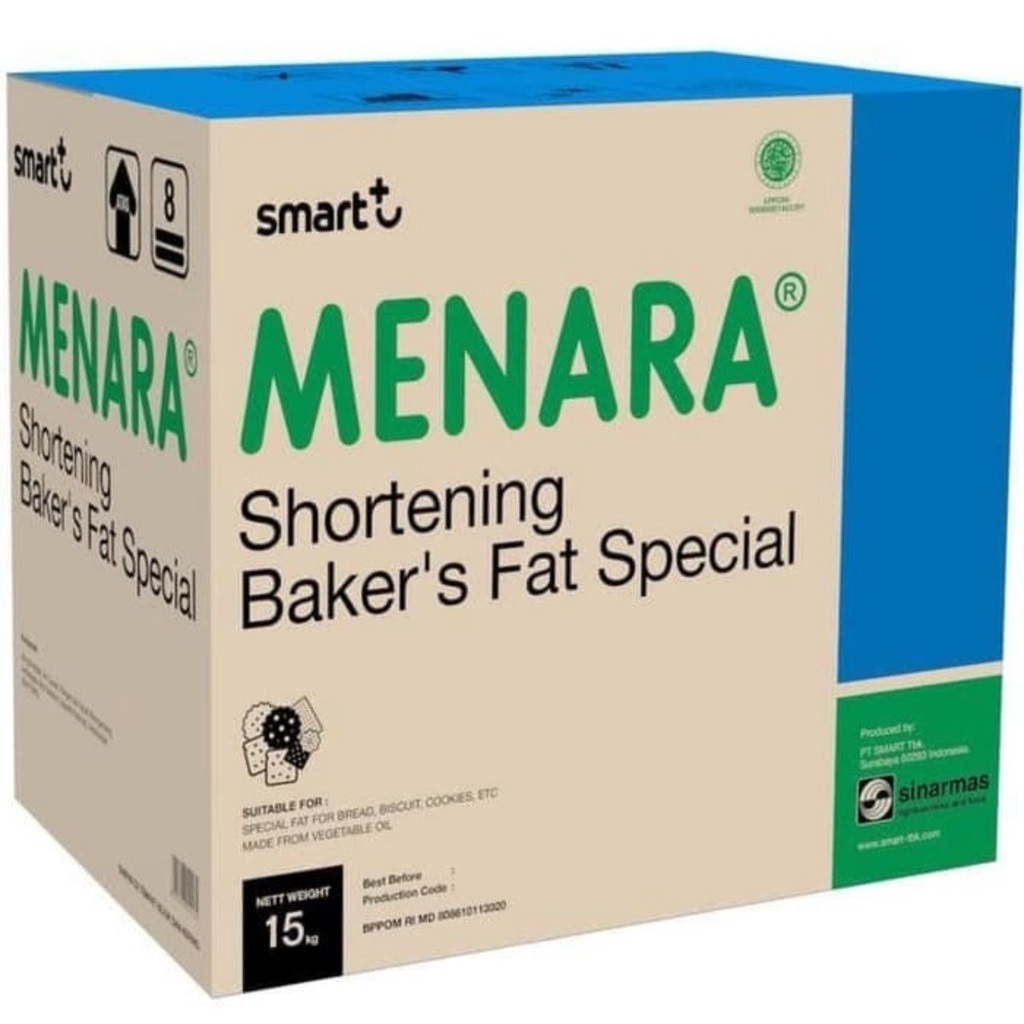 

Menara Putih - Mentega Putih Menara Bakers Fat 15kg - Gosend Grab Only!!