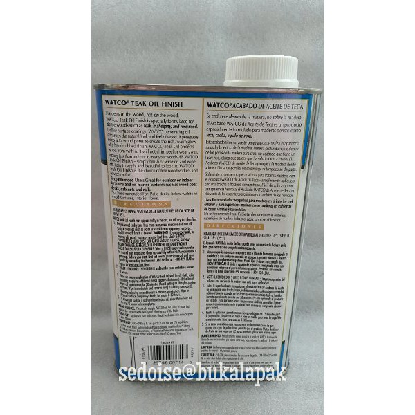 Paling Murah     Watco Teak Oil - Cat Kayu