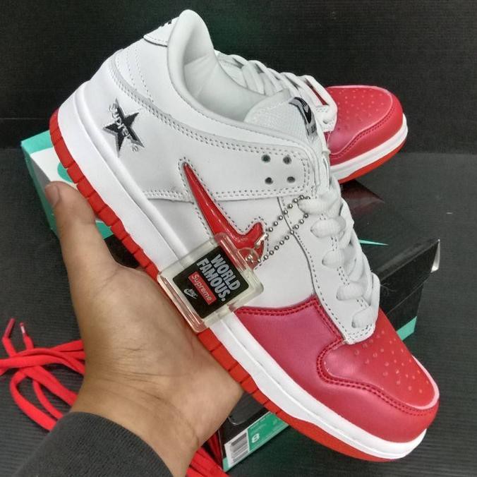 MURAH SEPATU NIKE SB DUNK LOW X SUPREME PREMIUM