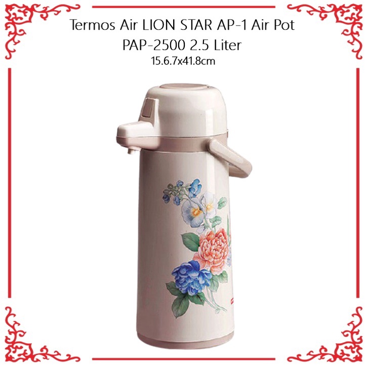 Termos Air Pencet LION STAR AP-1 Air Pot  PAP-2500 2.5 Liter