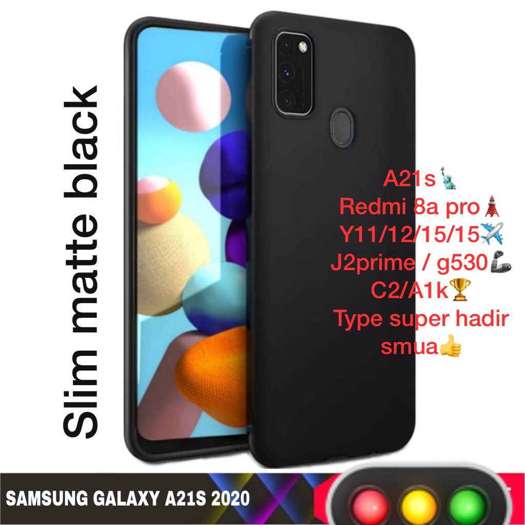 SLIM MATTE SOFT CASE BLACK CASE XIAOMI REDMI 9A/7/7A/NOTE6/NOTE7/REDMI 8/8A PRO/REDMI A2/POCO F1