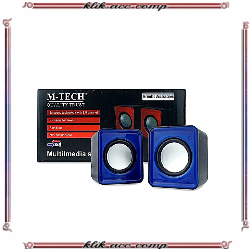 Speaker Komputer  Laptop M-Tech 01 / speaker mini mtech mt01