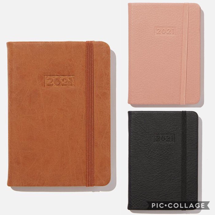 

[RESTOCK] Typo Weekly diary planner 2021 agenda mingguan kulit leather a6