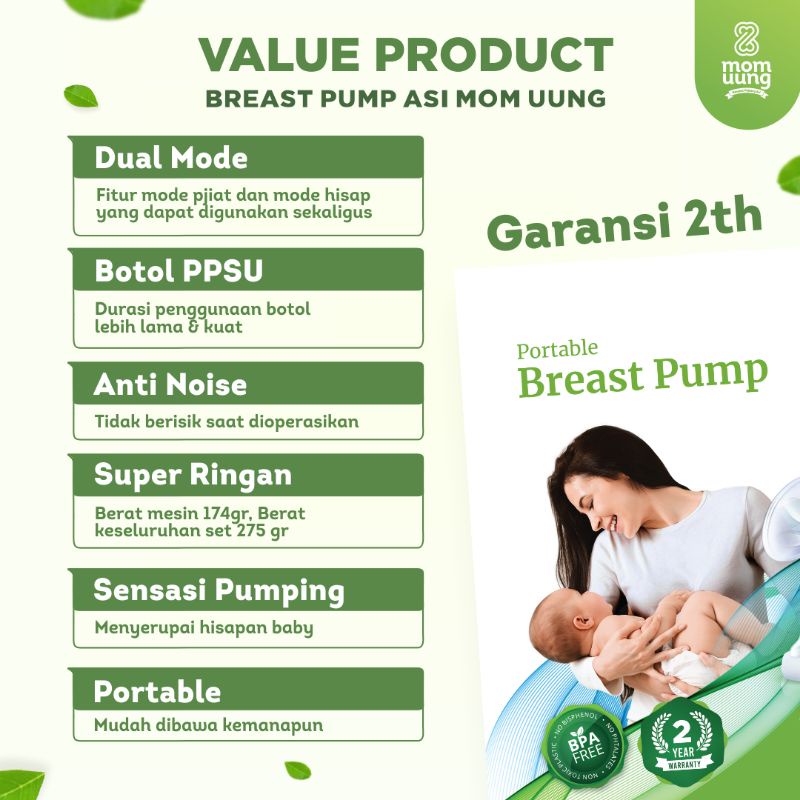 Pompa ASI Mom Uung Mom Uung Breastpump