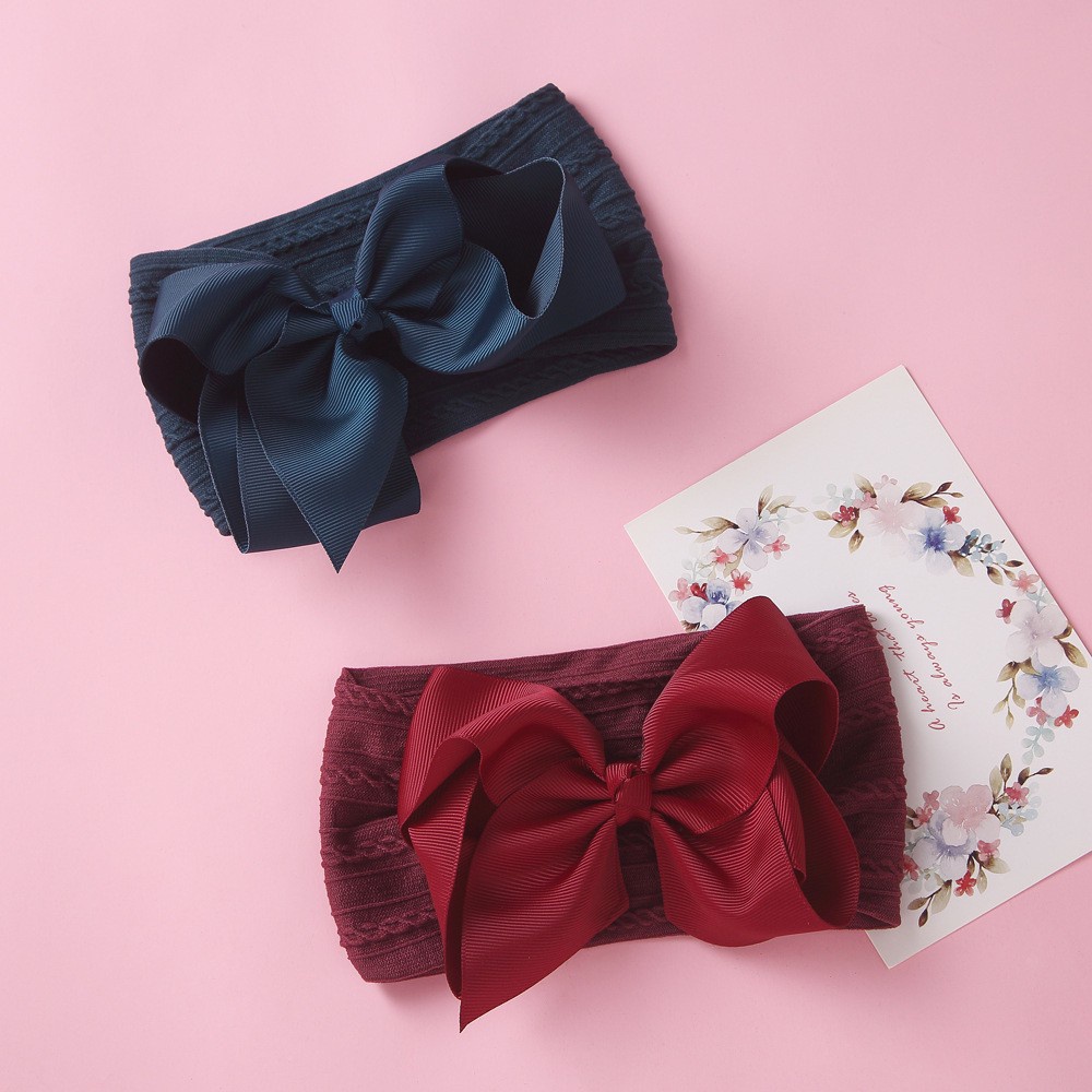 (Big Bow) Bandana bayi headband jumbo premium import pita anak perempuan catalog jbay JB D