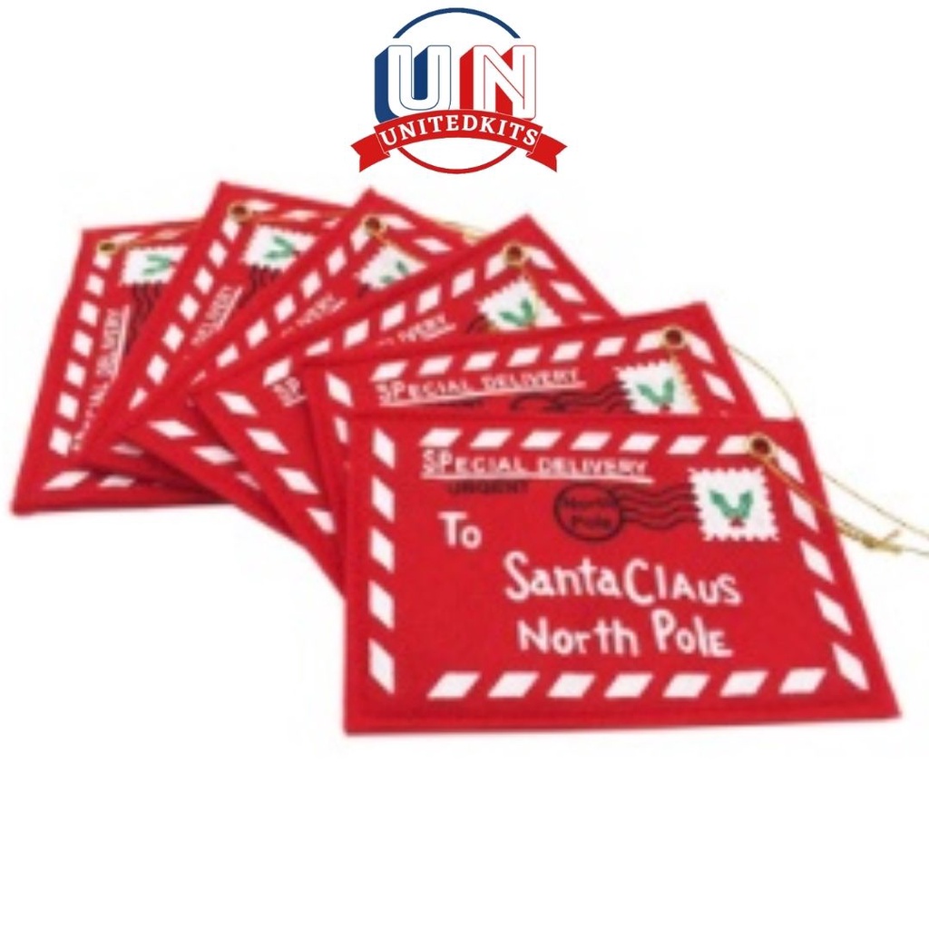KARTU UCAPAN NATAL CHRISTMAS AMPLOP CARD GIFT- SOUVENIR NATAL MERAH