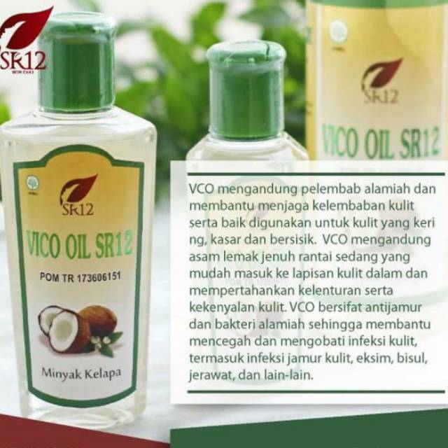 Minyak kelapa murni cair 100ml SR12 BPOM ORIGINAL