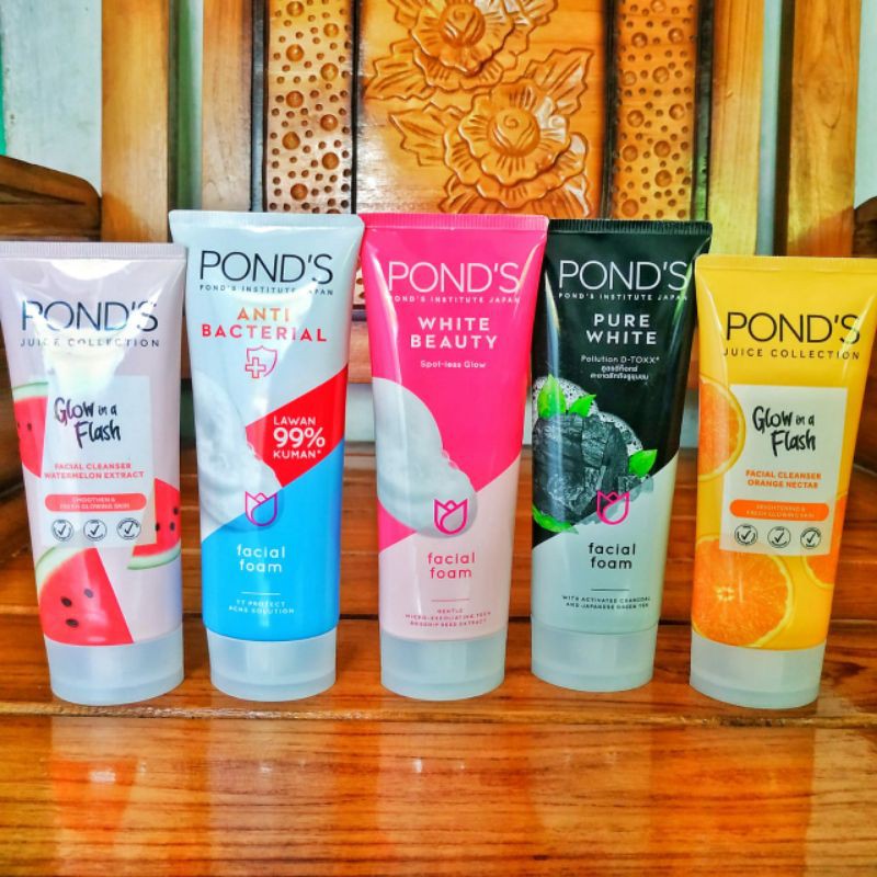 Jual Ponds Facial Foam White Beauty Pink 100gr Murah (kemasan Baru ...