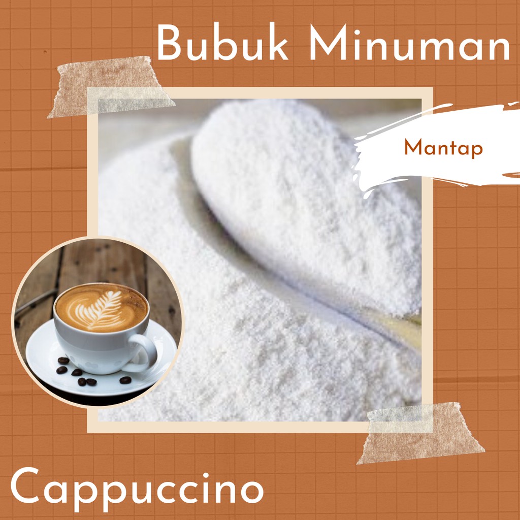 

Bubuk Minuman Premium Rasa Cappuccino 1 Kg Serbuk Minuman Cappuccino Enak Murah Halal Aman Terbaik