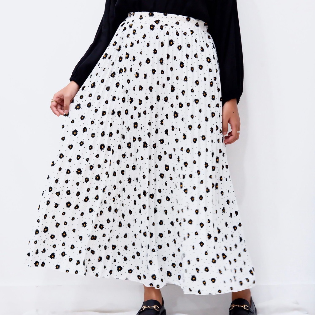 Ameera Rok Plisket Motif-1