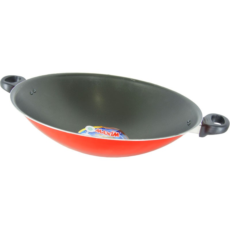 Maxim Valentino Wok  Anti Lengket 36 cm Wajan Penggorengan