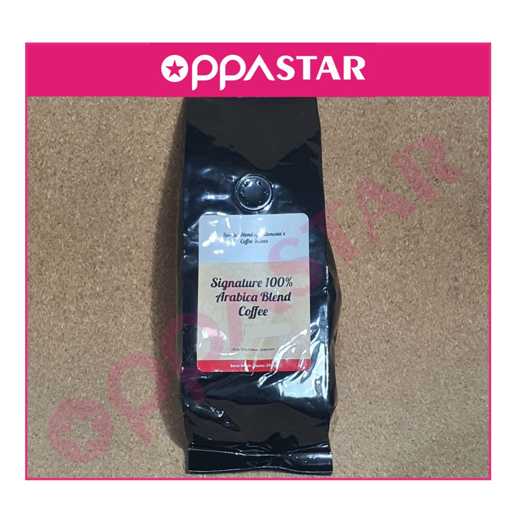 

Kopi Biji Arabika 100% Signature / Coffee Bean Arabica Blend - 250 gr